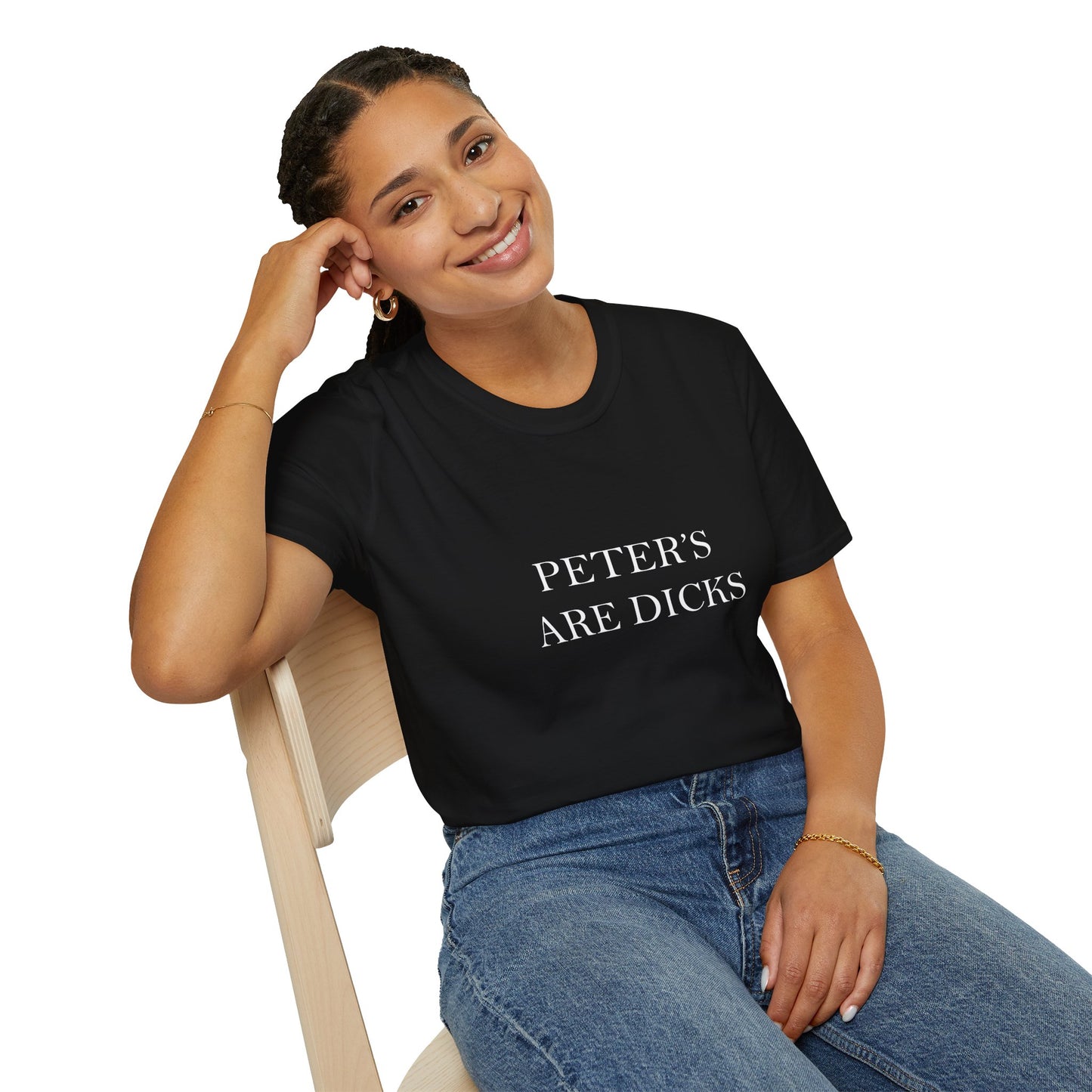 PETER'S ARE DICK Women T-Shirt Black