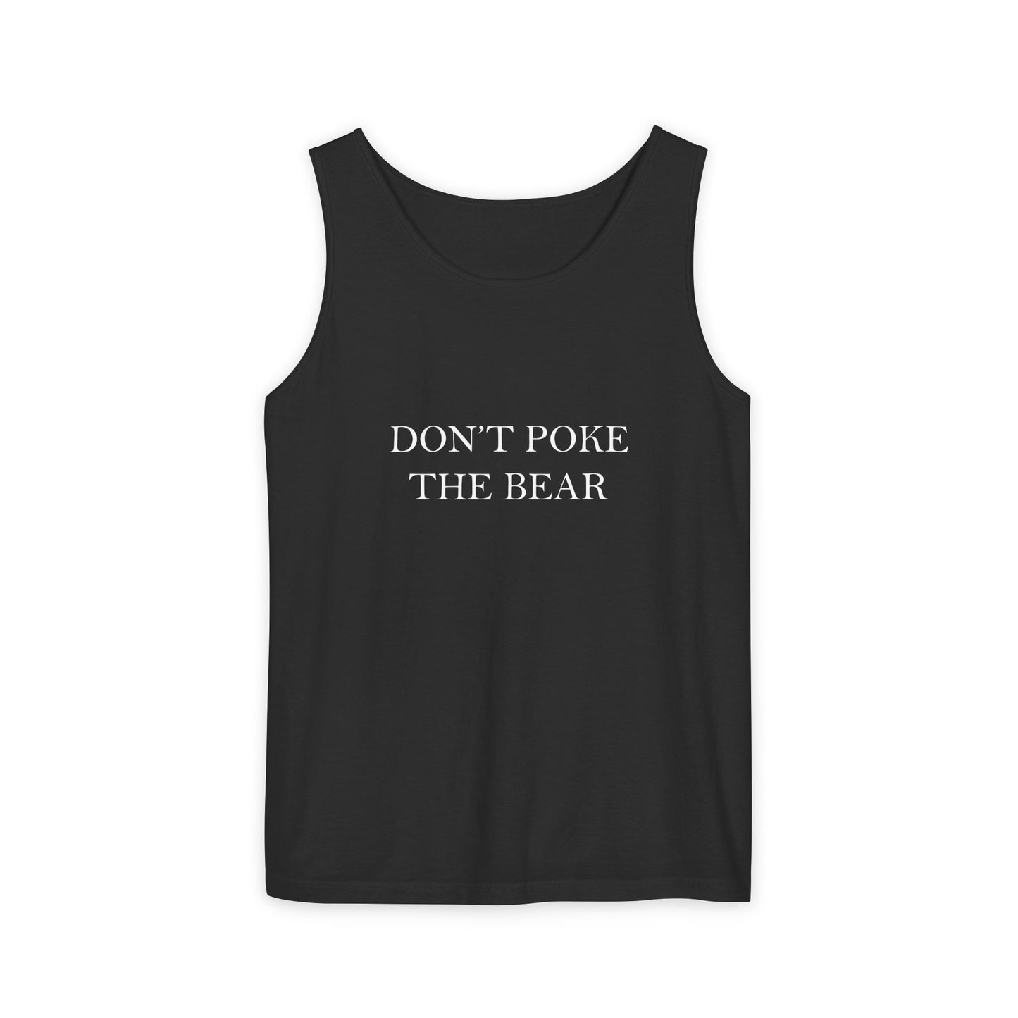 DON'T POKE THE BEAR Men Tank Top Black