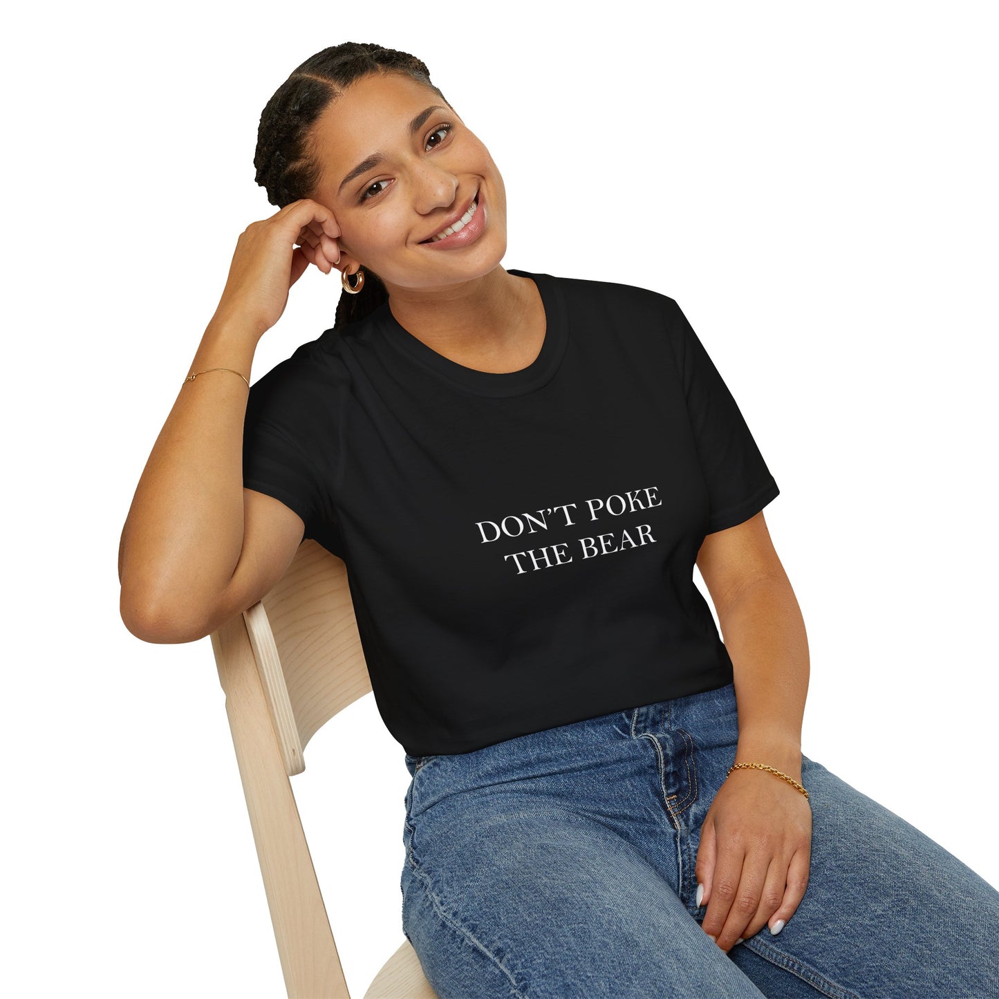 DON'T POKE THE BEAR Women T-Shirt Black