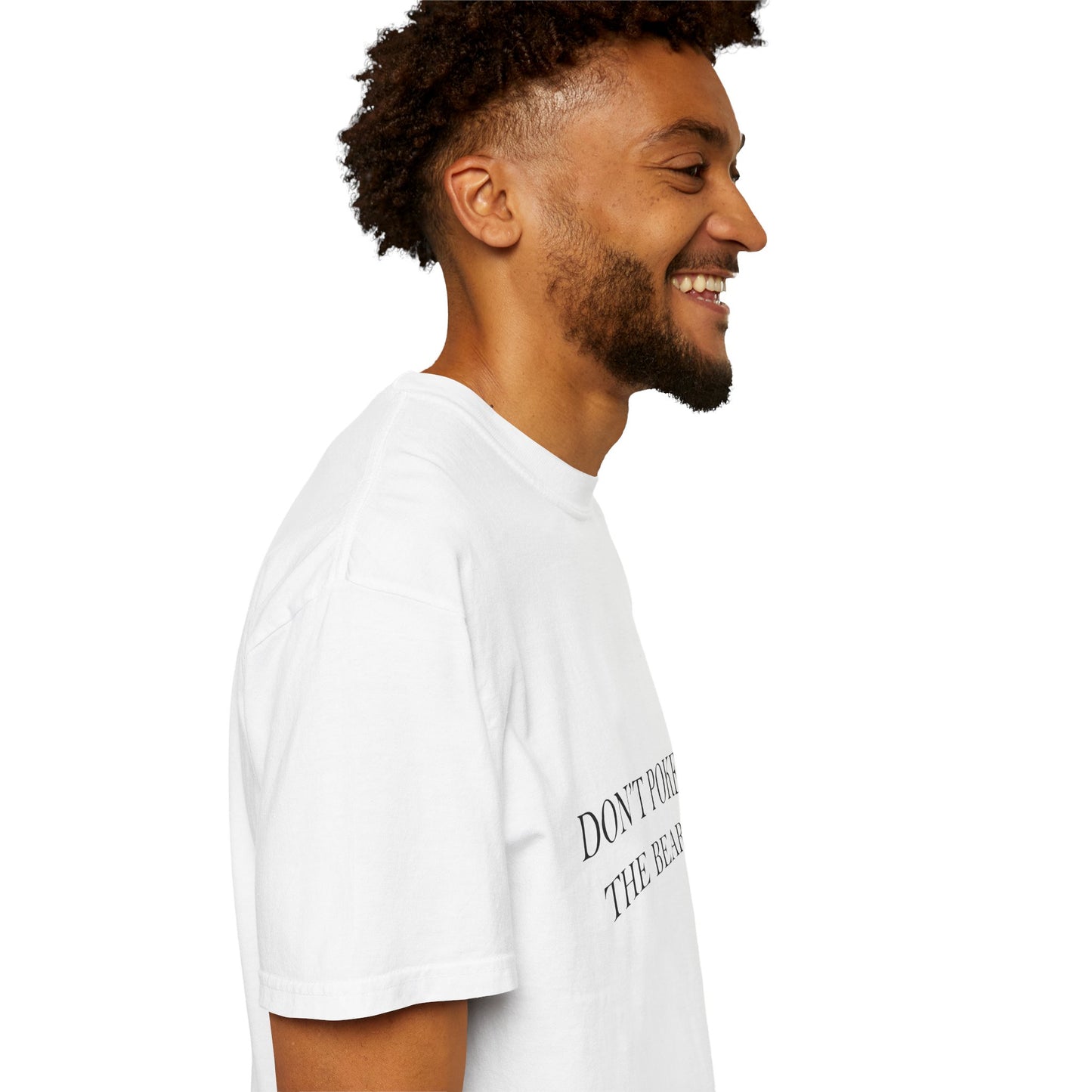 DON'T POKE THE BEAR Men T-Shirt White