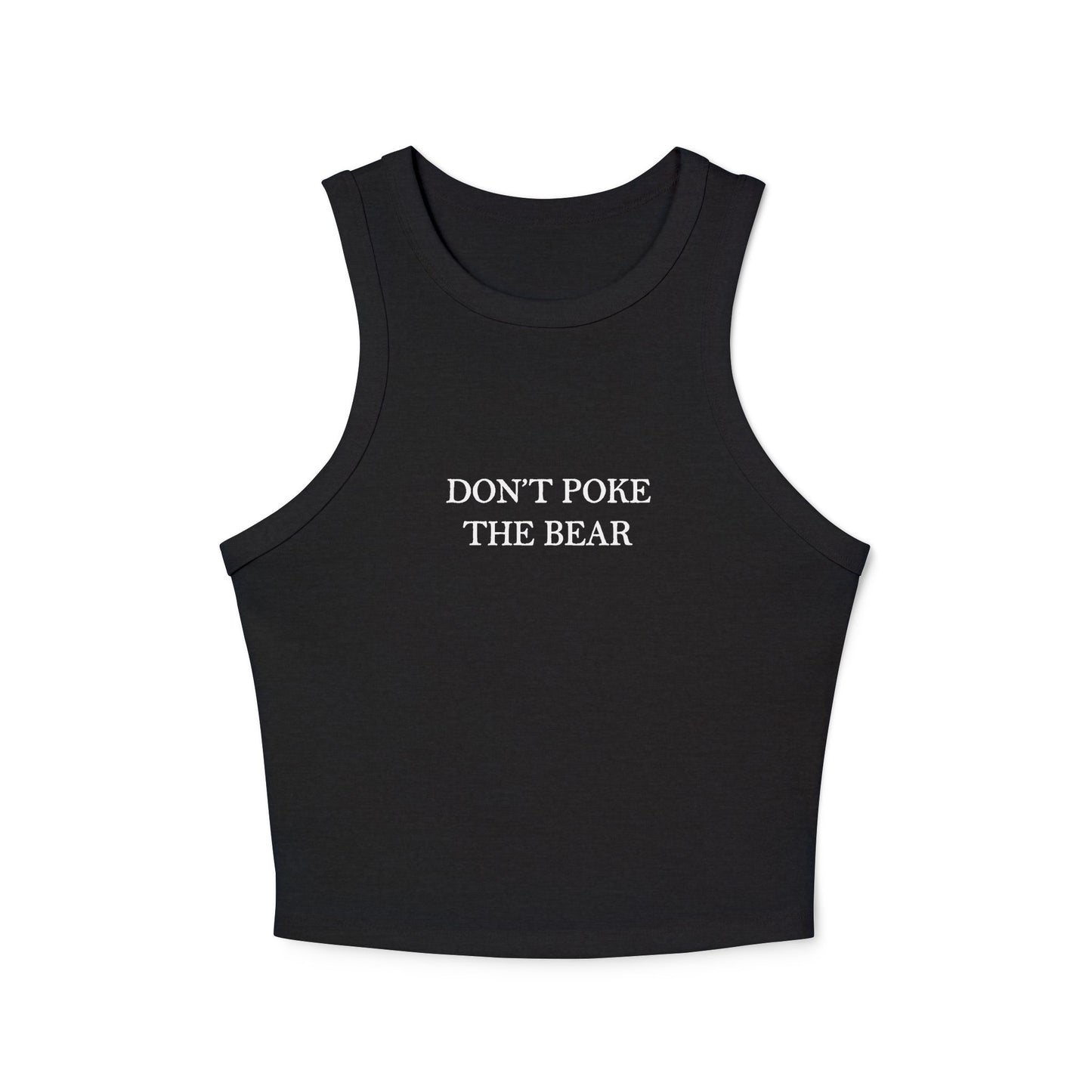 DON'T POKE THE BEAR Women's Tank Top Black