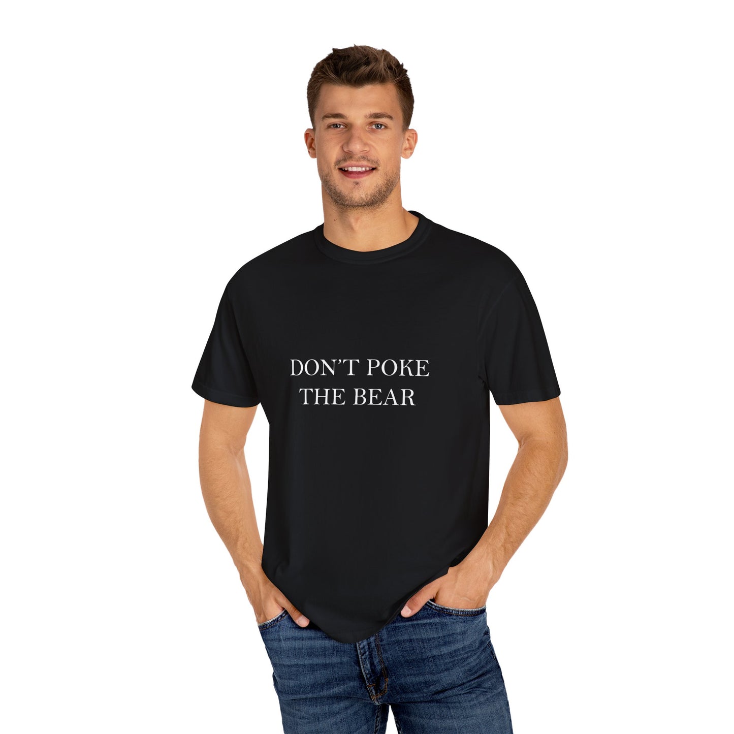 DON'T POKE THE BEAR Men T-Shirt Black
