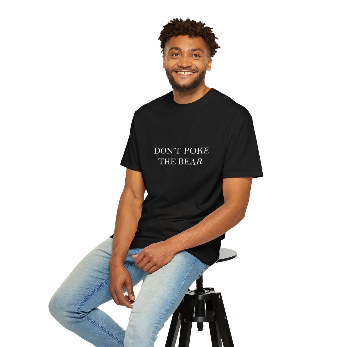 DON'T POKE THE BEAR Men T-Shirt Black