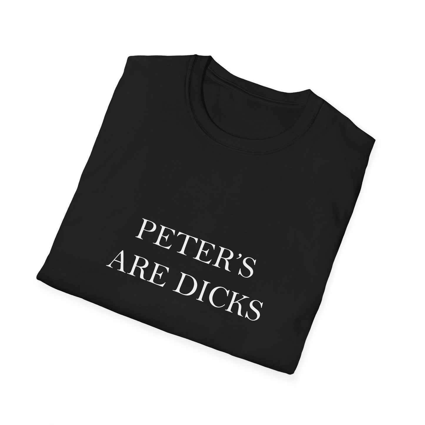PETER'S ARE DICK Women T-Shirt Black