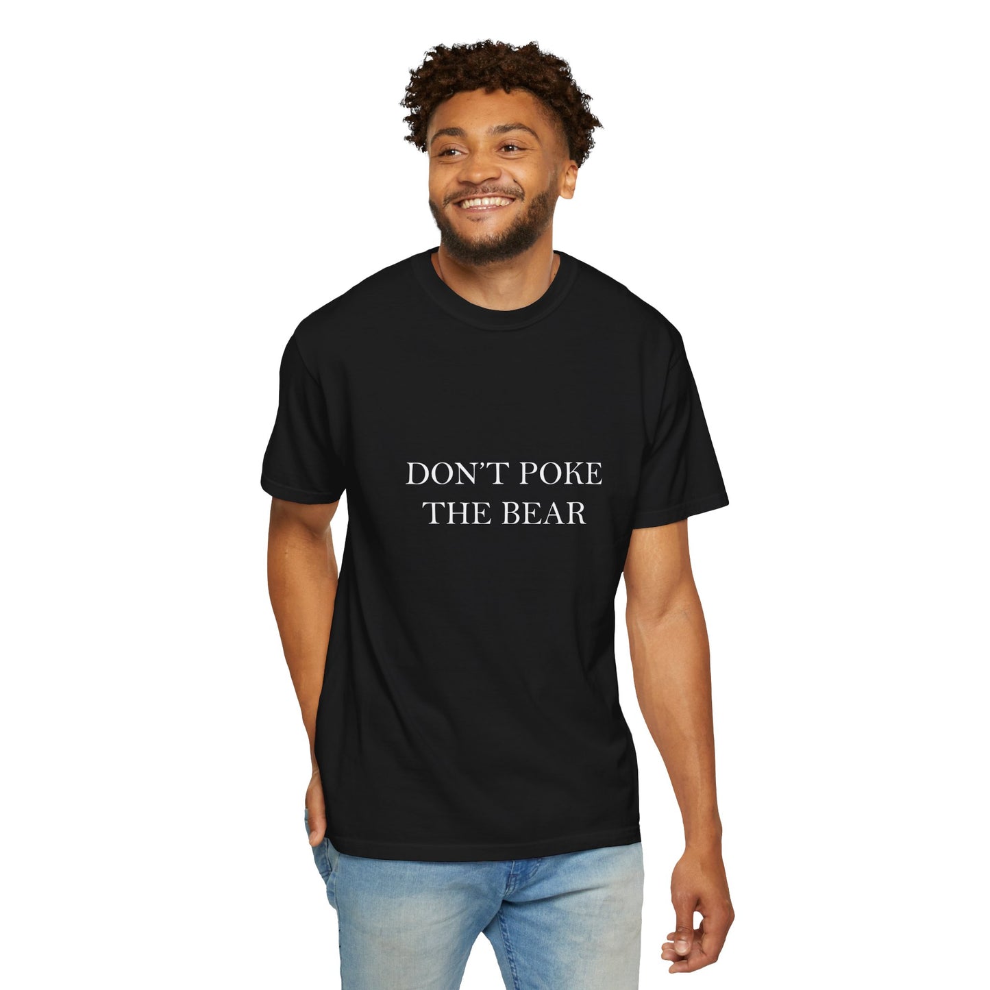 DON'T POKE THE BEAR Men T-Shirt Black